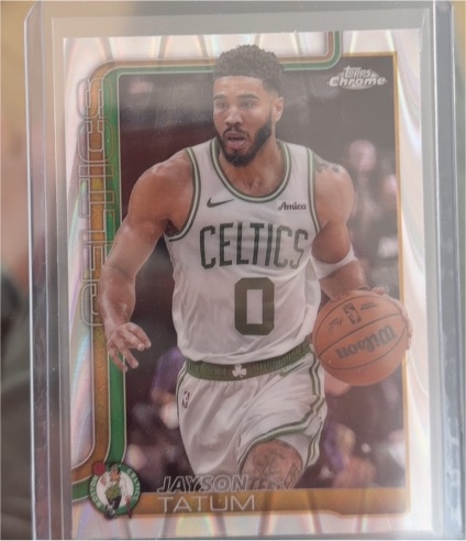 2025-26 Topps Chrome #49 Jayson Tatum — front