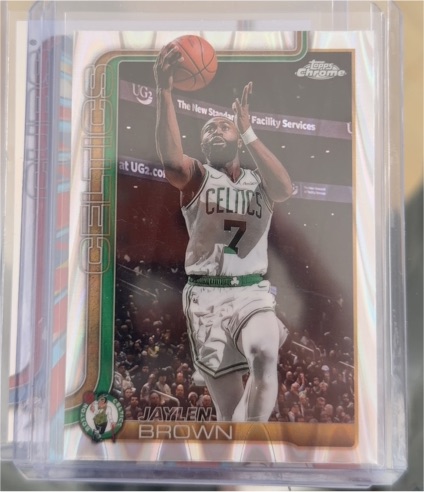 2025-26 Topps Chrome #51 Jaylen Brown — front
