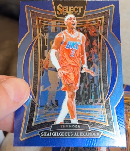 2024-25 Panini Select #36 Shai Gilgeous-Alexander — front