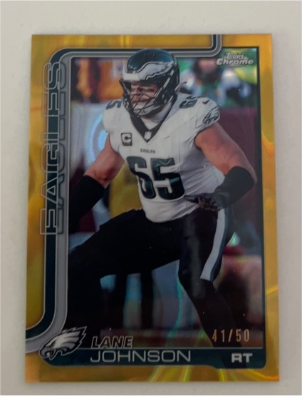 2025 Topps Chrome #246 Lane Johnson — front