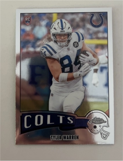 2025 Topps Chrome #1975-15 Tyler Warren — front