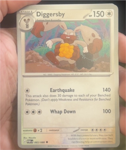 2016 Pokémon Perfect Order #065 Diggersby — front