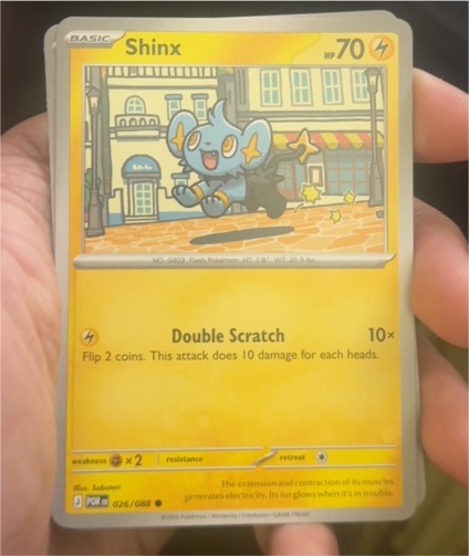 2026 Pokémon Perfect Order #026 Shinx — front