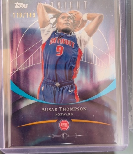 2025 Topps Midnight #118 Ausar Thompson — front