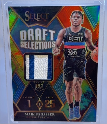 2023-24 Panini Select Draft Selections #DSM-MS Marcus Sasser — front