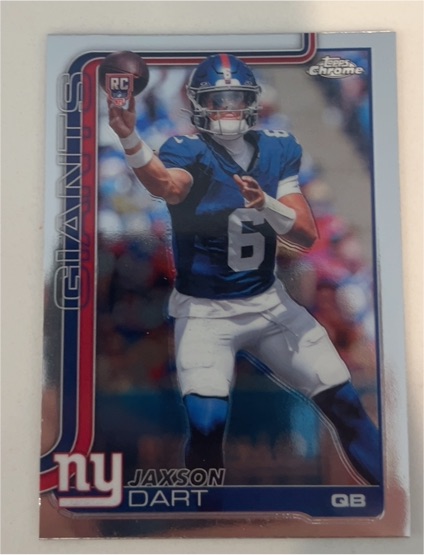 2025 Topps Chrome #306 Jaxson Dart — front