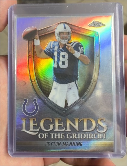 2025 Topps Chrome Legends of the Gridiron #LOG-10 Peyton Manning — front