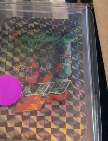 1991 Upper Deck Gatorade #AW1 Michael Jordan Lemon-Lime Refractor Promo — front