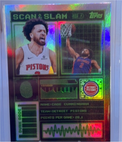 2025-26 Topps Scan and Slam #SS-10 Cade Cunningham — front