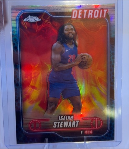 2024-25 Topps Chrome #116 Isaiah Stewart — front