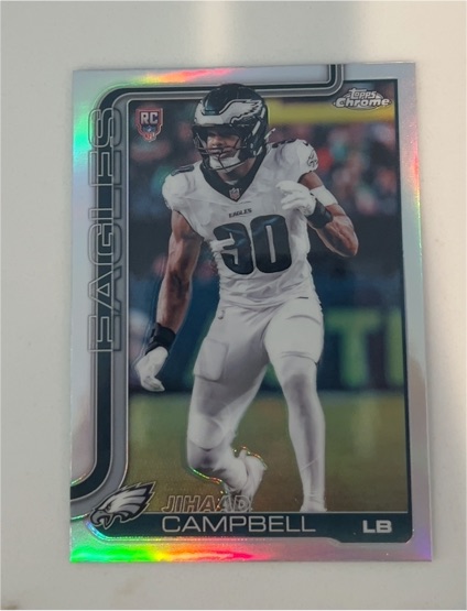 2025 Topps Chrome #366 Jihaad Campbell — front