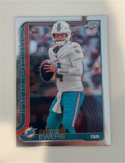 2025 Topps Chrome #316 Quinn Ewers — front