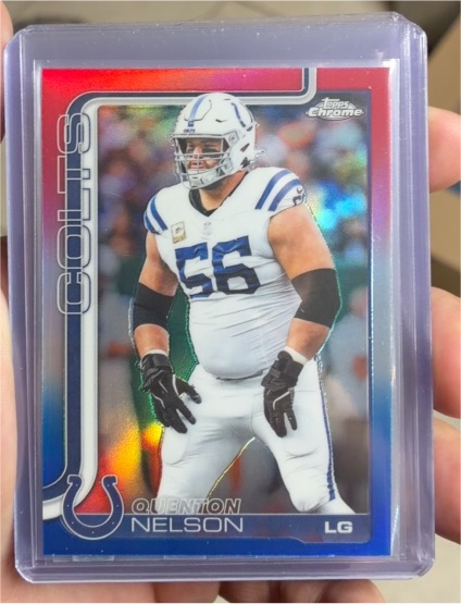 2025 Topps Chrome #144 Quenton Nelson — front