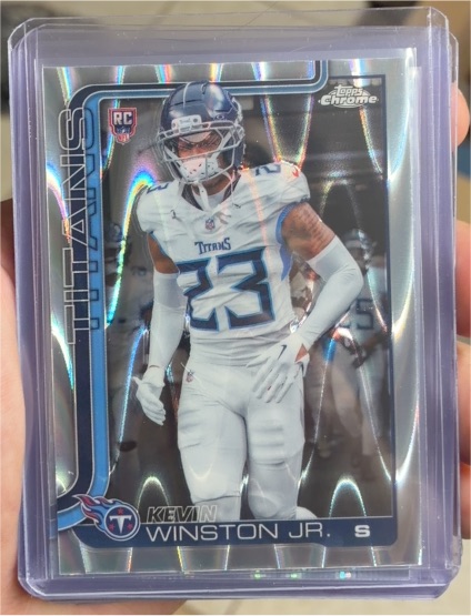 2025 Topps Chrome #375 Kevin Winston Jr. — front