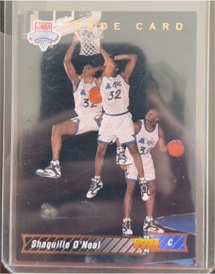 1992-93 Upper Deck #1B Shaquille O'Neal — front