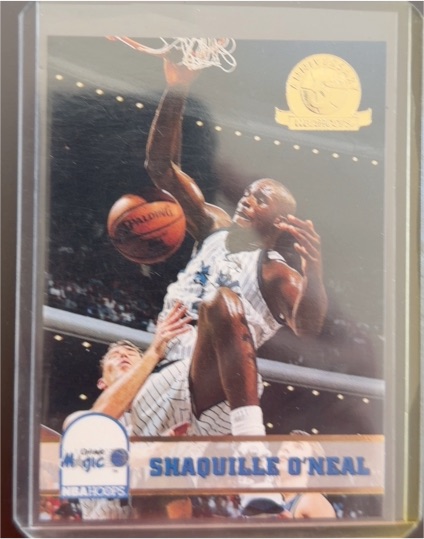1993-94 Hoops 5th Anniversary Gold #155 Shaquille O'Neal — front