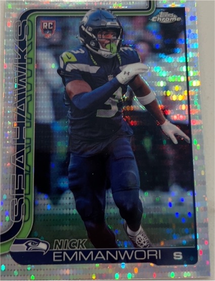 2025 Topps Chrome #348 Nick Emmanwori — front