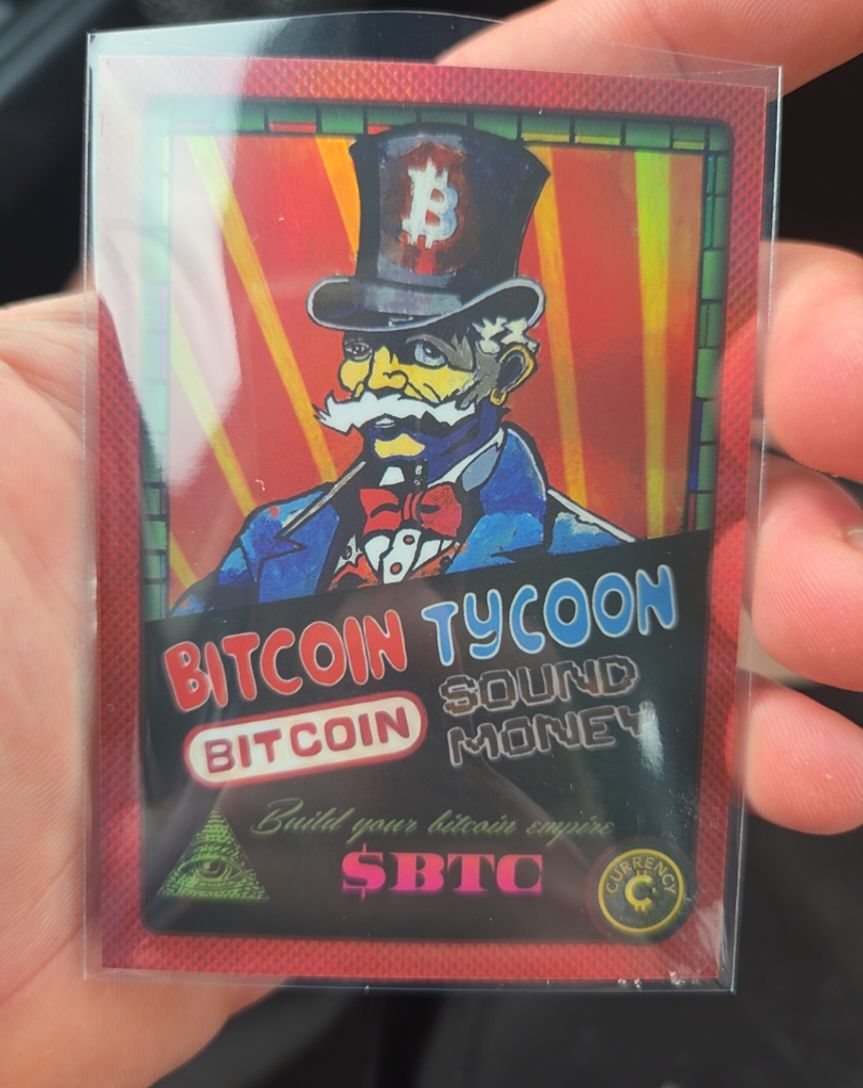 2025 Cardsmiths Currency Series 5 #119 Satoshi Nakamoto Bitcoin Tycoon — front