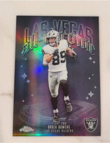 2025 Topps Chrome #ACT-10 Brock Bowers — front