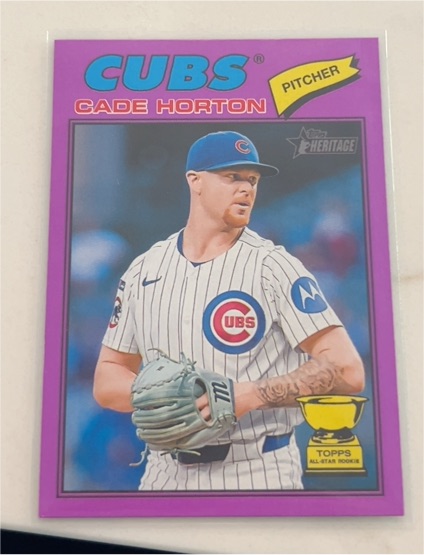 2026 Topps Heritage #396 Cade Horton — front