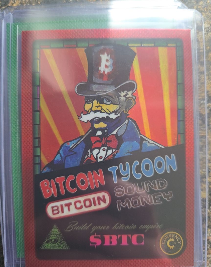 2025 Cardsmiths Currency Series 5 #119 Satoshi Nakamoto Bitcoin Tycoon — front