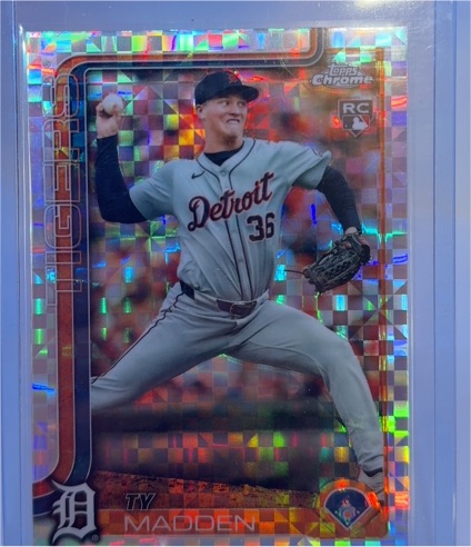 2025 Topps Chrome #285 Ty Madden — front