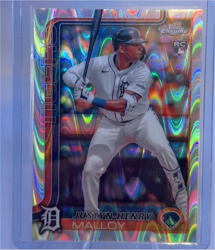 2025 Topps Chrome #224 Justyn-Henry Malloy — front