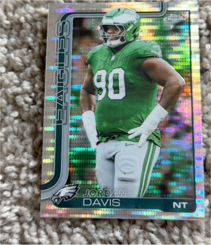 2025 Topps Chrome #249 Jordan Davis — front