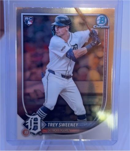 2025 Bowman Chrome #25 Trey Sweeney — front