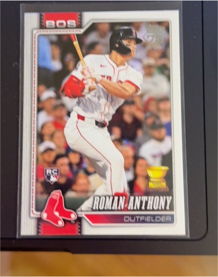 2026 Topps Series 1 #189 Roman Anthony — front