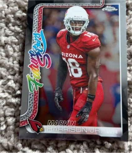 2025 Topps Chrome #FS-6 Marvin Harrison Jr. — front