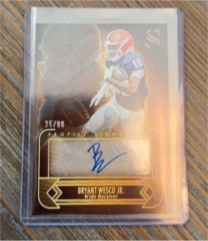 2025 Panini Silhouette #3 Bryant Wesco Jr. — front