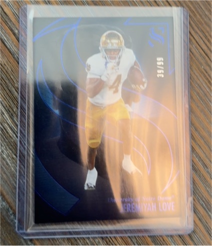 2025 Panini Silhouette #11 Jeremiyah Love — front