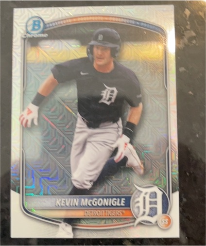 2025 Bowman Chrome Prospects #BCP-79 Kevin McGonigle — front