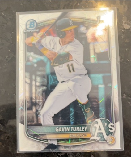 2025 Bowman Draft Chrome #BDC-28 Gavin Turley — front