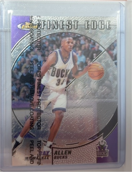 1999-00 Topps Finest #247 Ray Allen — front