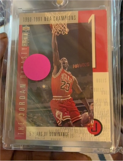 1997 Upper Deck The Jordan Dynasty #JD1 Michael Jordan — front