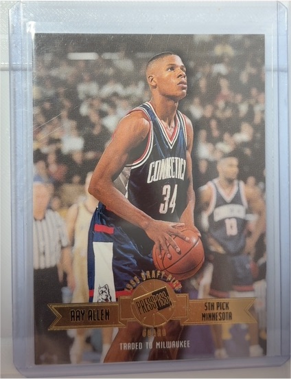 1996 Press Pass #5 Ray Allen Rookie — front