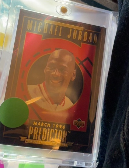 1995-96 Upper Deck Predictor Player of the Month #R4 Michael Jordan — front