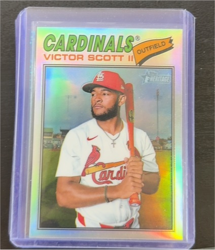 2026 Topps Heritage #318 Victor Scott II — front