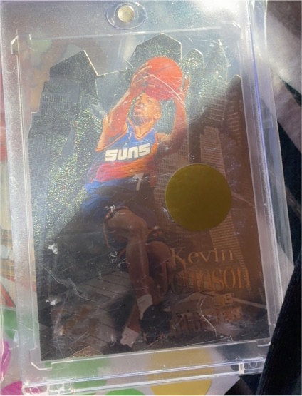 1994-95 Topps Embossed #75 Kevin Johnson — front