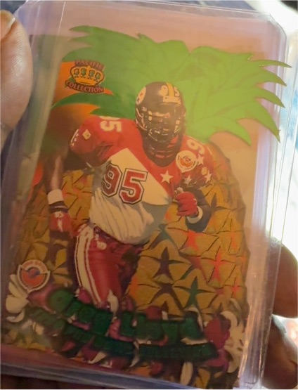 1996 Pacific Crown Royale Pro Bowl Die Cut #PB-7 Greg Lloyd — front