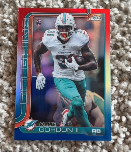 2025 Topps Chrome #327 Ollie Gordon II — front