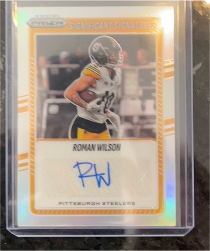 2025 Panini Prizm #SSI-RWI Roman Wilson Significant Signatures — front