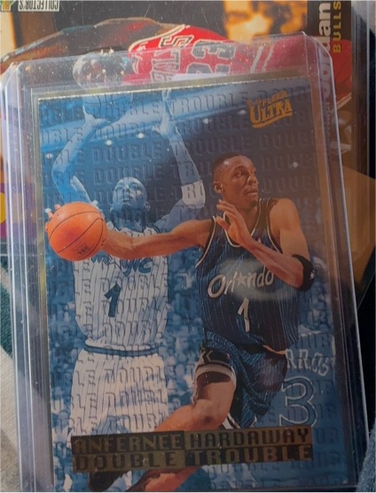 1995-96 Fleer Ultra #2 Anfernee Hardaway Double Trouble — front