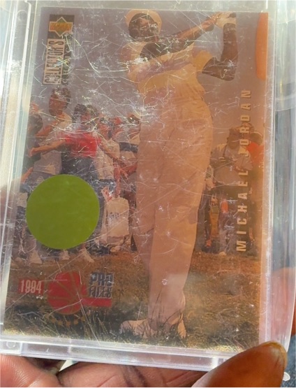 1994 Upper Deck Collector's Choice Pro Files #204 Michael Jordan — front