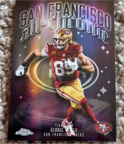 2025 Topps Chrome #ACT-11 George Kittle — front