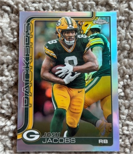 2025 Topps Chrome #110 Josh Jacobs — front