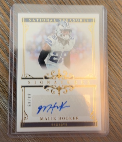 2025 Panini National Treasures Signatures #Malik Hooker — front