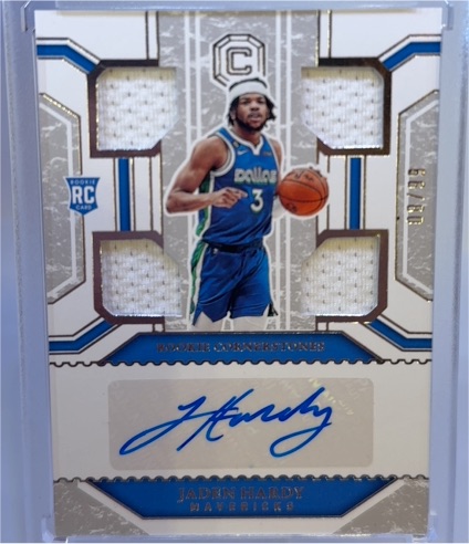 2022-23 Panini Chronicles Cornerstones #RC Jaden Hardy — front
